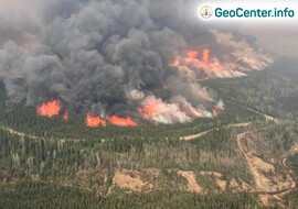 Неутихающие лесные пожары в Канаде, июнь 2023