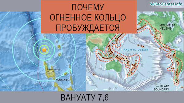 Землетрясение в Вануату 7,6. Угроза цунами. Почему «Огненное кольцо» пробуждается?