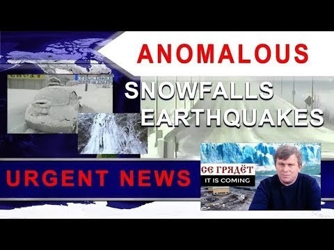 Urgent news. Anomalous snowfalls and earthquakes. Japan. Italy. China. It is coming