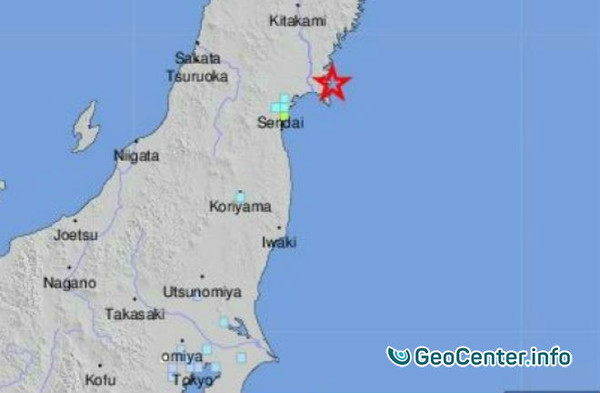 В Японии произошло землетрясение 6,2 балла