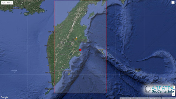Землетрясение магнитудой 5,4 у побережья Камчатки 23 мая 2018 года