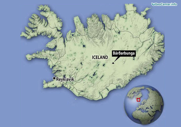 Новости о подледном вулкане Бардарбунга, Исландия