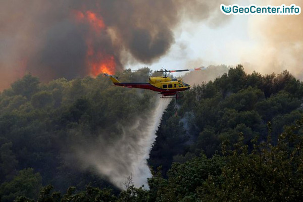 Лесной пожар  во Франции, август 2017 года