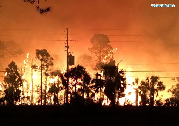 Во Флориде полыхают пожары из-за  продолжительной засухи