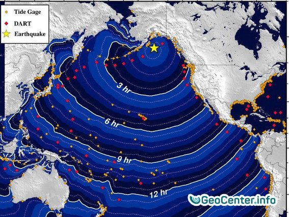 Угроза цунами: на Аляске произошло сильнейшее землетрясение.
