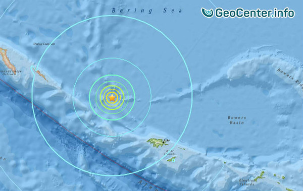 Землетрясение магнитудой 6,8 у берегов Аляски, 2 июня 2017