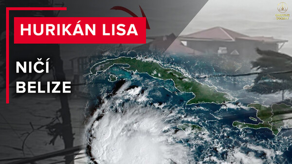 Hurikán Lisa zasáhl Belize ve Střední Americe