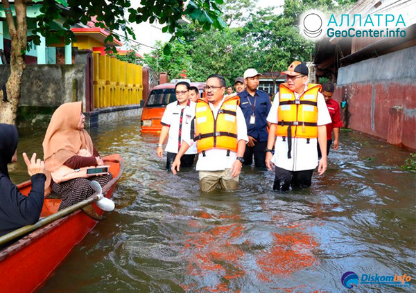 Крупные наводнения в Индонезии, июнь 2019