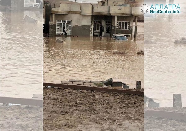 Масштабные ливни и наводнения в Ираке и Саудовской Аравии, ноябрь 2018 года