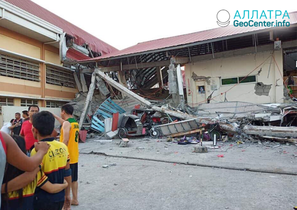 Silné zemětřesení na ostrově Luzon (Filipíny) 22. dubna 2019
