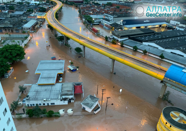 Záplavy a zosuvy v Brazílii, marec 2019