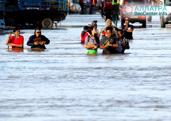 Záplavy v Indonésii, duben 2019