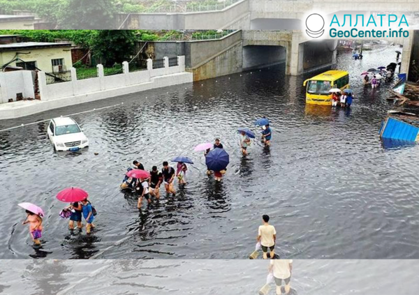 Záplavy v Číne, júl 2019