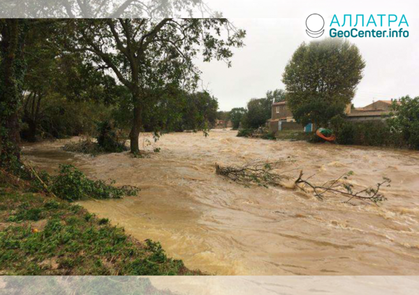 Povodně v Tunisku, listopad 2019