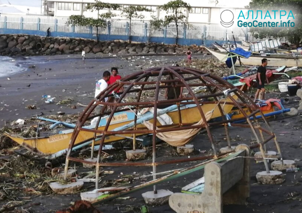 Последствия тайфуна  «Фанфон» на Филиппинах, декабрь 2019