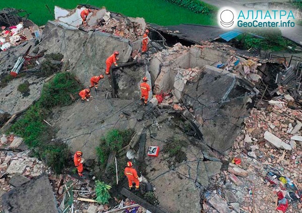 Разрушительные землетрясения в  Китае, Японии, Новой Зеландии, Индонезии, июнь 2019