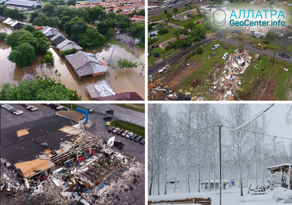 Prehľad katakliziem. Prvá polovica apríla 2019