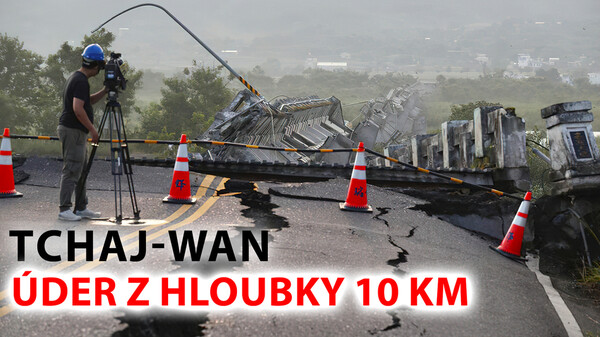 Tchaj-wan 2022. Silné zemětřesení M6,9