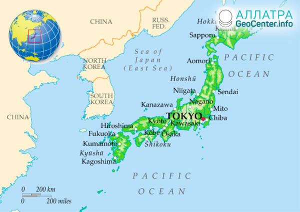 Землетрясение у берегов Японии, август 2019