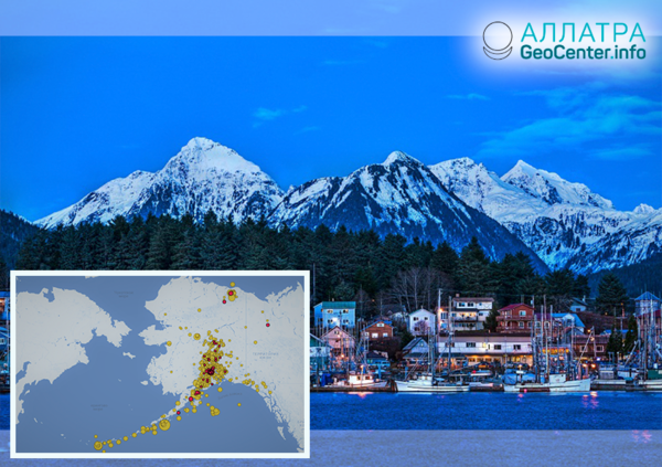 Землетрясения на Аляске 1-10 января 2019 года