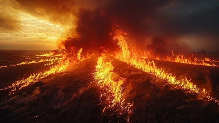 Weekly Report on Natural Disasters #1. Fires in the USA, Flooding in Italy, Heavy Rains in Brazil